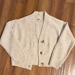 Universal Thread Cream Knit Cardigan Sweater
